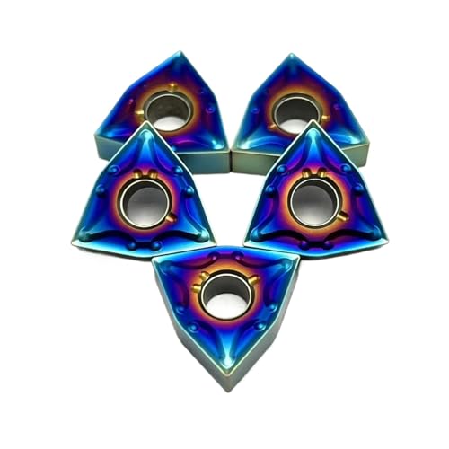 10 stücke Hartmetalleinsatz WNMG080408 WNMG080404 Drehwerkzeug Blaue Flamme Serie CNC Fräsklinge Schneiden(WNMG080408 MA KT7030) von Rimmean