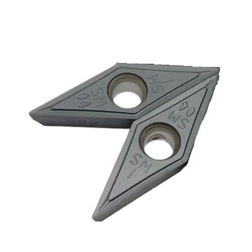 10 stücke VCMT160404 VCMT160408 SM IC907 IC908 Äußere Grooving Werkzeug Halter Hartmetall Klinge Drehen(VCMT160404 SM IC907) von Rimmean
