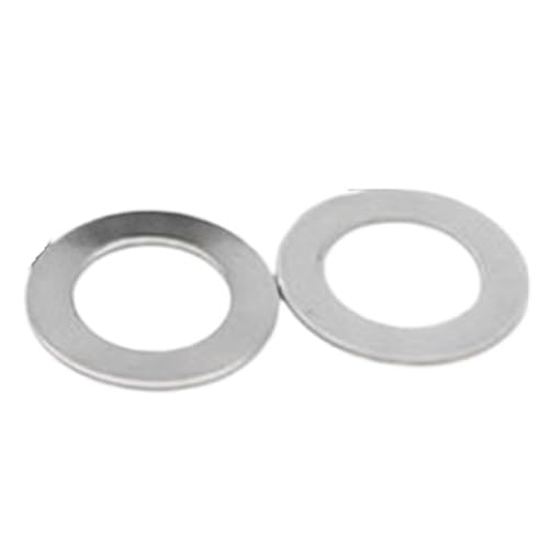 100 STÜCKE M3 M4 M5 Edelstahl-Unterlegscheibe Ultradünne Dichtung Ultradünne Shim Dicke 0,1 0,2 0,3 0,5 1 mm(M5X9,Thickness 0.5mm) von Rimmean
