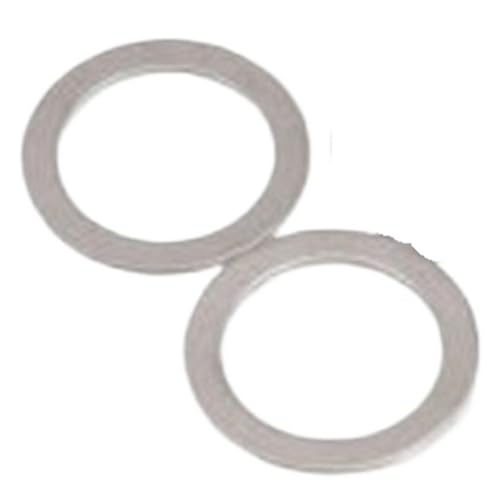 100 Stück M3 M4 M5 Edelstahl-Unterlegscheibe, ultradünne Dichtung, ultradünne Shim-Dicke 0,1 mm - 1 mm(3X7X1) von Rimmean