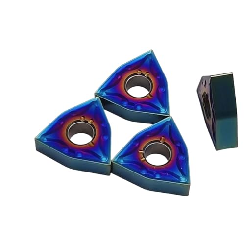 10PCS Nano Blau WNMG080408 MA WNMG080404 KT7030 Hartmetall Einsätze for Edelstahl Teile Und Allgemeine Mate(WNMG080404-MA KT7030) von Rimmean