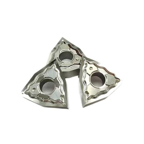 10PCS WNMG080402 WNMG080404 WNMG080408 HA H01 Hartmetall Einsatz for Aluminium MWLNR Externe Drehen Werkzeug Klinge Drehmaschine Teile CNC Cutter(WNMG080404-HA H01) von Rimmean