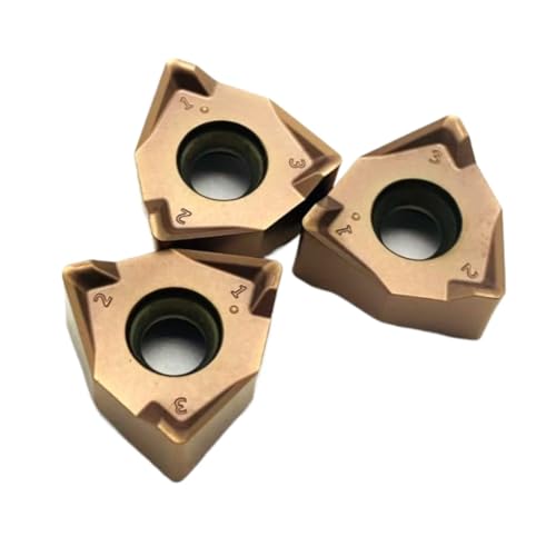 10PCS XNEX080608 YBG205 YBG202 Schnelle Feed Fräsen Werkzeug CNC Metall Klinge(XNEX080608 YBG205) von Rimmean