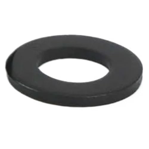 2–100 Stück schwarze Unterlegscheibe aus Kohlenstoffstahl der Güteklasse 8.8, M2–M24, einfache Dichtung(100pcs M4) von Rimmean