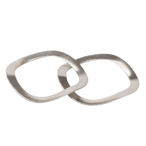 2–20 Stück 304 Edelstahl Wellenkammdichtung Wellenform-Federlagerdichtung Metallkreisfederdichtung M3-M41(M27X34X0.3-5pcs) von Rimmean