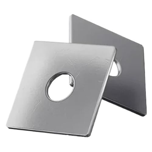 2-30 stücke 304 Edelstahl Flache Scheibe Verdicken Quadratische Dichtung Vorhang Wand Shim Metall Ring M3-M10(M5x16x1mm-20pcs) von Rimmean