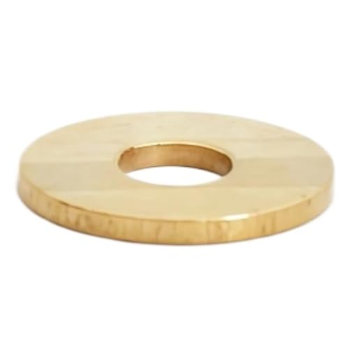 2-400 stücke M2-M30 Massivem Messing Flache Unterlegscheibe Kupfer Plain Dichtung Shim Pad Ring Wahser(M4x10x0.5 ((150pcs)) von Rimmean