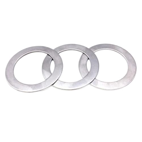 20 STÜCKE M14 M15 M16 M17 M18 Dicke 0,1mm 0,2mm 0,3mm 0,5mm Edelstahl-Unterlegscheibe Ultradünne Dichtung Dünne Shim(0.2mm,15x21) von Rimmean
