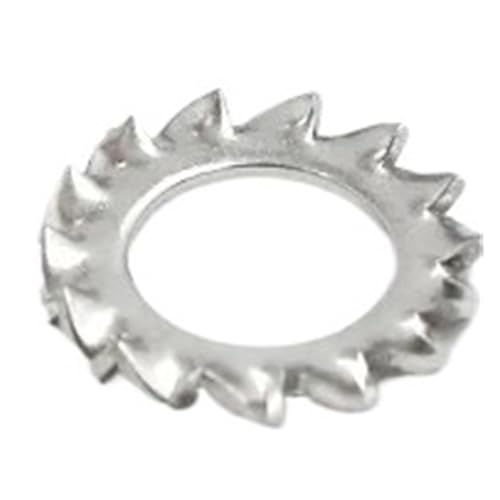 50/100 stücke M2.5-M12 A2 304 Edelstahl Externe Zahn Fächerscheibe Dichtung(M5(100PCS)) von Rimmean