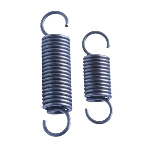 Zugfeder mit offenem Haken, Durchmesser 0,8 mm, Zugfeder, Außendurchmesser 6/8/10 mm, 2 Stück(60mm,10mm (2Pcs)-0.8mm) von Rimmean