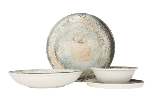 Rinart Geschirrset (Large) - Obvara - 24 teilig - 6 Personen - Porzellan von Rinart
