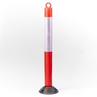 MOTTEZ Signalpoller auf flexibler Grundplatte, Höhe 1.200 mm von MOTTEZ