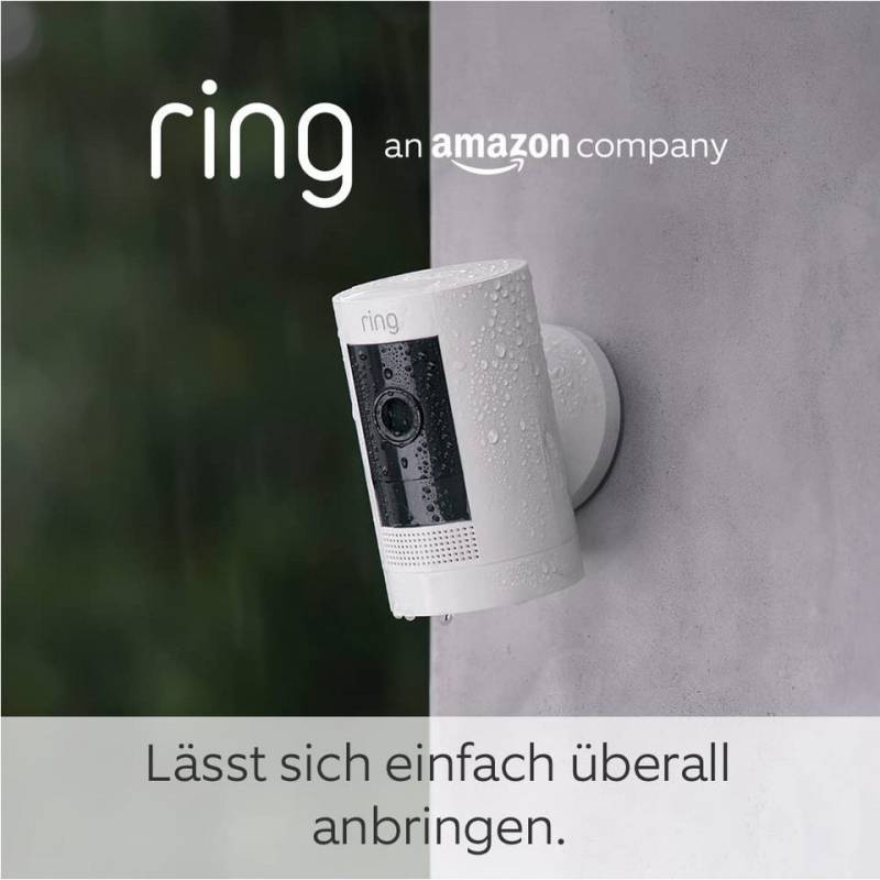 Ring Überwachungskamera Stick Up Cam Battery Weiß von Ring