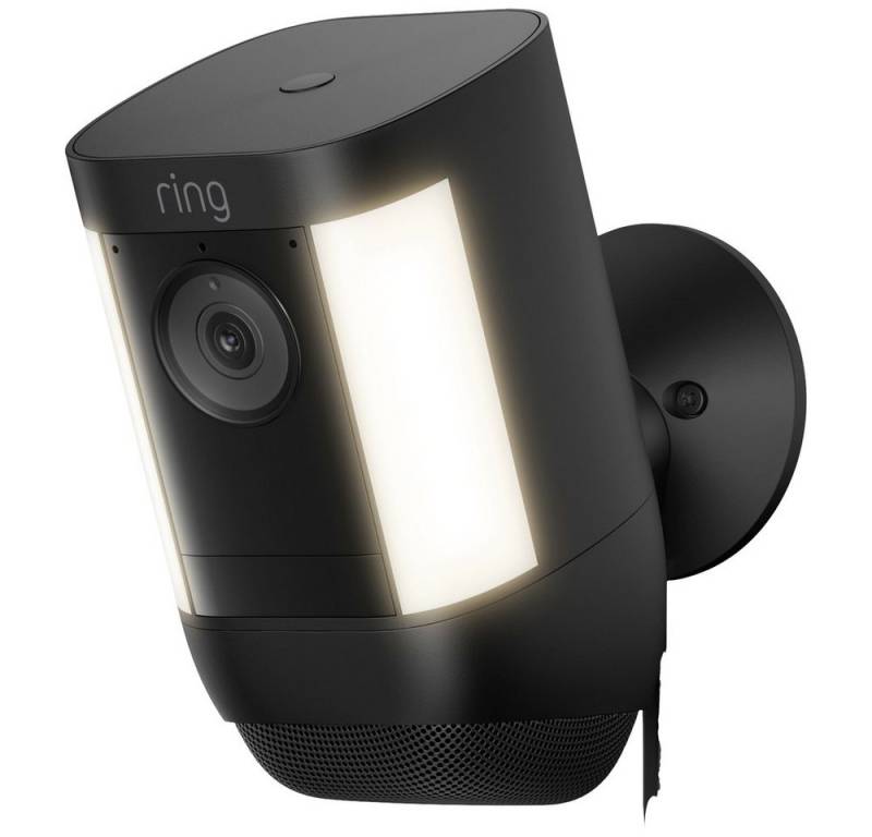 Ring Überwachungskamera ring Spotlight Cam Pro - Plug-In - Black 8SC1S9-BEU2 WLAN IP Überwach (8SC1S9-BEU2 (Spotlight Cam Pro - Plug-In - Black) von Ring