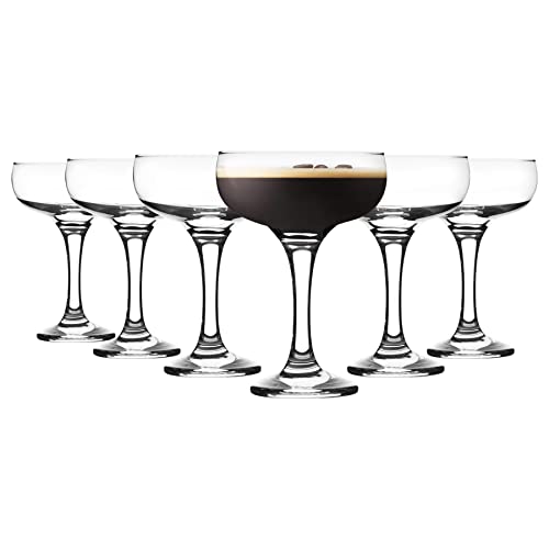 Rink Drink Espresso Martini -Brille - 235ml - Klar - Pack Von 6 von Rink Drink