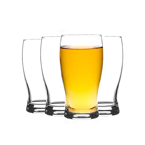 Rink Drink Klassische Pint -Biergläser - 580ml - Pack Von 4 von Rink Drink
