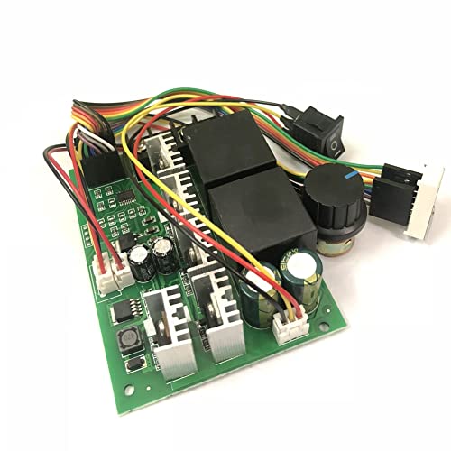 Rinteea 1 x PWM DC Motordrehzahlregler, Eingang, 40 A DC 10–55 V, digitales LED-Display, 0–100 % verstellbares Antriebsmodul von Rinteea