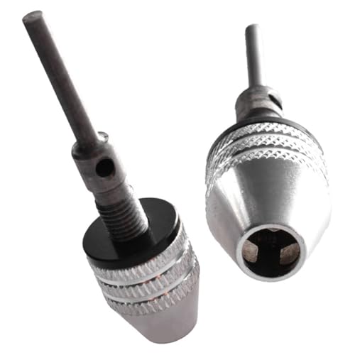 Rinteea 2-Teiliges Dreibackenfutter-Set, 0,3–3,4 Mm, Runder, Selbstzentrierender Spiralbohrer, Zubehör, Mini-Bohrfutter von Rinteea