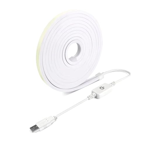 Rinteea 2M USB 5V Smart Neon Strip Lights Touch Sensor Dimmable LED Lamp Waterproof Flexible Light for Home Room Kitchen Decor C von Rinteea