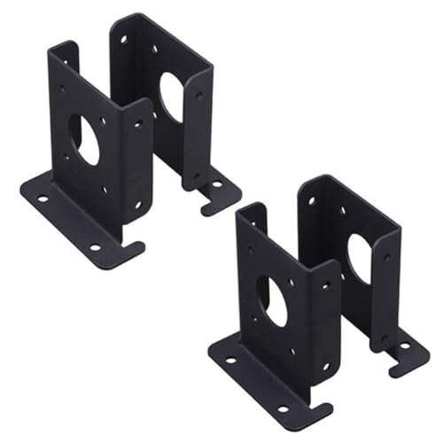 Rinteea 4-Teiliges Verstellbares Holzzaun-/Pergola-Pfosten-Basishalterungs-Set, Robuste Pfostenanker-Basishalterungen für Deckgeländer, Briefkasten, Einfach zu Bedienen Rinteea 4-Teiliges Verstellbares Holzzaun-/Pergola-Pfosten-Basishalterungs-Set, Robuste Pfostenanker-Basishalterungen für Deckgeländer, Briefkasten, Einfach zu Bedienen von Rinteea