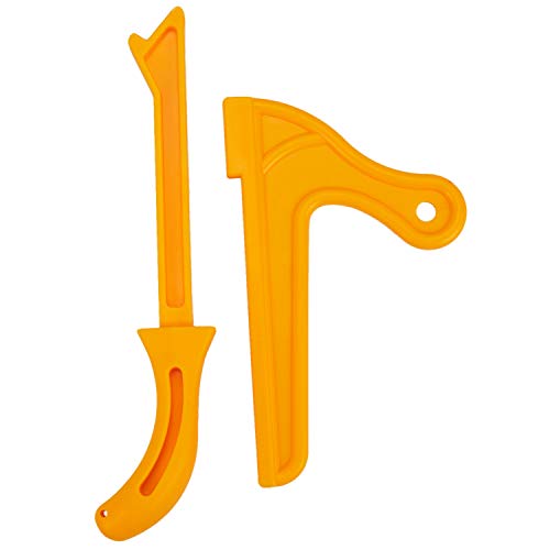 Rinteea Gelb Plastik Holzbearbeitung Praktisches Schiebeblock HandsäGe Werkzeug Set mit Kunststoff Schiebestiften für Holzarbeiter und Zur Verwendung an TischsäGen, Router Tischen Rinteea Gelb Plastik Holzbearbeitung Praktisches Schiebeblock HandsäGe Werkzeug Set mit Kunststoff Schiebestiften für Holzarbeiter und Zur Verwendung an TischsäGen, Router Tischen von Rinteea