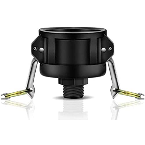 Rinteea IBC Tote Fittings für 275 330 Gallonen Tote Tank - 2 Cam Lock Fittings - für IBC Tote Adapter mit 3/4 Gartengewinde AußEngewinde Rinteea IBC Tote Fittings für 275 330 Gallonen Tote Tank - 2 Cam Lock Fittings - für IBC Tote Adapter mit 3/4 Gartengewinde AußEngewinde von Rinteea