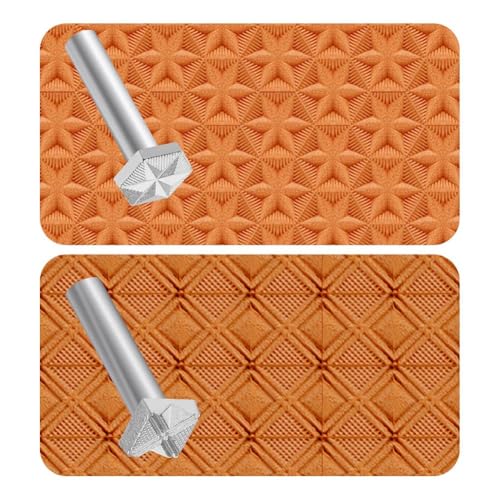 Rinteea Lederstempel, 2 Stück, professionelle Lederrand-Stempelwerkzeuge für Lederhandwerk, Arbeiten Rinteea Lederstempel, 2 Stück, professionelle Lederrand-Stempelwerkzeuge für Lederhandwerk, Arbeiten von Rinteea