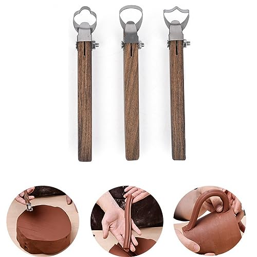 Rinteea Töpferei-Werkzeuge DIY Ton-Werkzeuge Töpferei-Griffwerkzeuge Teetassen Tassen Utensilien -Skulptur-Schaber Langlebig Hohe Qualität E Typ Rinteea Töpferei-Werkzeuge DIY Ton-Werkzeuge Töpferei-Griffwerkzeuge Teetassen Tassen Utensilien -Skulptur-Schaber Langlebig Hohe Qualität E Typ von Rinteea