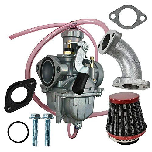 Rinteea VM22 26Mm Vergaser Luftfilter Ansaugrohr für 110Cc 125Cc 140Cc Pit Dirt Bike Pitpro ATV SSR Motorrad von Rinteea