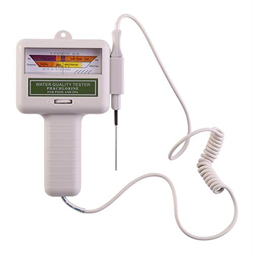 Rinteea Wasser pH Chlor Tester Schwimmbad Qualität Spa Level Meter Analyse Messung Monitor Detektor Check Test Kit Rinteea Wasser pH Chlor Tester Schwimmbad Qualität Spa Level Meter Analyse Messung Monitor Detektor Check Test Kit von Rinteea