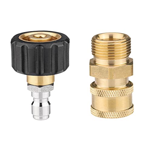 Rinteea Wasserschlauch Adapter Gelenke M22-14mm schwenkbar 1/4 Innengewinde Steckverbinder Rinteea Wasserschlauch Adapter Gelenke M22-14mm schwenkbar 1/4 Innengewinde Steckverbinder von Rinteea