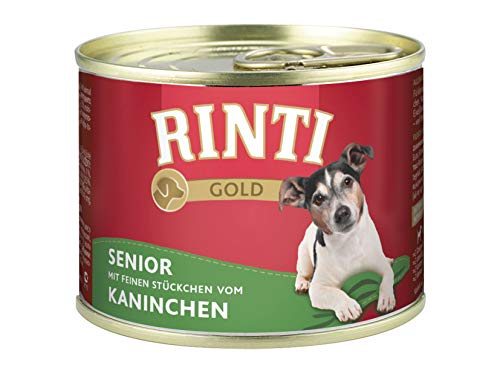 RINTI Gold Senior + Kaninchen12x185g von Rinti
