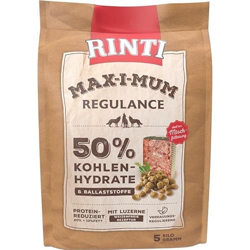 RINTI MAX-I-MUM REGULANCE Trockenfutter bei Durchfall und Verdauungsproblemen, protein-und fettreduziert, Bestelleinheit5 kg von Rinti