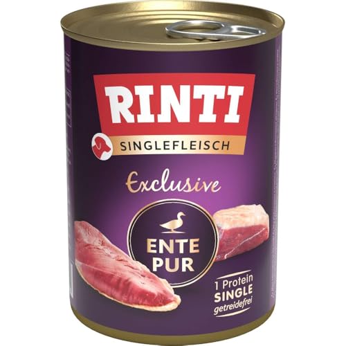 RINTI Singlefleisch Exclusive Ente Pur 12x400g von Rinti