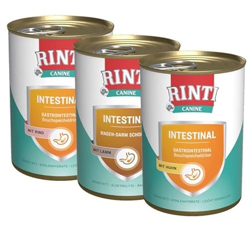 Rinti Intestinal Multipack mit Huhn, Lamm und Rind 36 x 400 g Rinti Intestinal Multipack mit Huhn, Lamm und Rind 36 x 400 g von Rinti