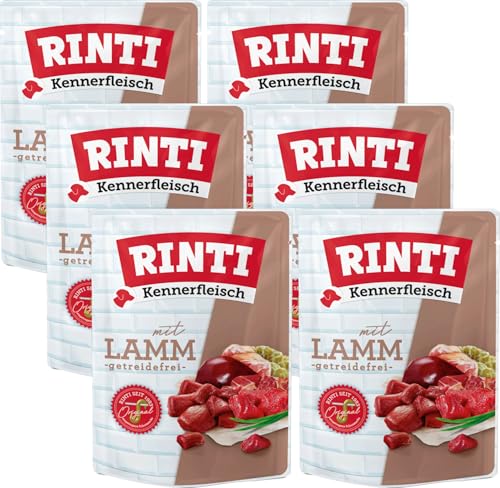 Rinti Kennerfleisch Lamm | 6 x 400g Frischebeutel | 70 % Fleisch & Innereien | Getreidefrei | Mit Omega 3 & Ballaststoffen | Alleinfutter für ausgewachsene Hunde | Ohne Formfleisch Rinti Kennerfleisch Lamm | 6 x 400g Frischebeutel | 70 % Fleisch & Innereien | Getreidefrei | Mit Omega 3 & Ballaststoffen | Alleinfutter für ausgewachsene Hunde | Ohne Formfleisch von Rinti
