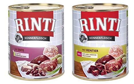 Rinti Kennerfleisch Multipack Ente und Rentier | 24x 800g Hundefutter Rinti Kennerfleisch Multipack Ente und Rentier | 24x 800g Hundefutter von Rinti