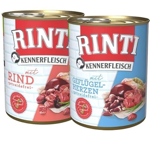 Rinti Kennerfleisch Multipack Junior 24 x 800 g mit Huhn und Rind Rinti Kennerfleisch Multipack Junior 24 x 800 g mit Huhn und Rind von Rinti
