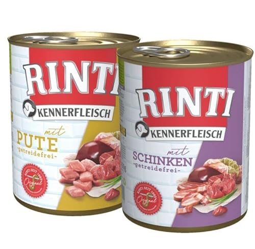 Rinti Kennerfleisch Multipack Pute und Schinken 24 x 800 g Rinti Kennerfleisch Multipack Pute und Schinken 24 x 800 g von Rinti