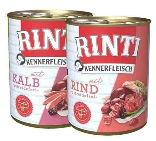 Rinti Kennerfleisch Multipack Rind und Kalb 24 x 800 g Rinti Kennerfleisch Multipack Rind und Kalb 24 x 800 g von Rinti