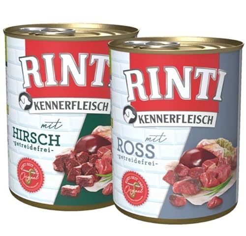 Rinti Kennerfleisch Multipack Ross & Hirsch 24 x 800 g Rinti Kennerfleisch Multipack Ross & Hirsch 24 x 800 g von Rinti