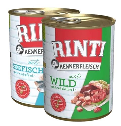 Rinti Kennerfleisch Multipack Seefisch und Wild 24 x 800g Rinti Kennerfleisch Multipack Seefisch und Wild 24 x 800g von Rinti