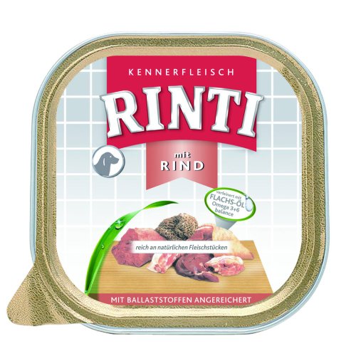 Rinti | Kennerfleisch Plus mit Rind & Kartoffel | 9 x 300 g von Rinti