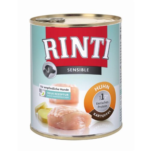 Rinti Sensible Huhn & Kartoffeln | 1x 800g Hundefutter von Rinti