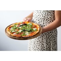 Pizzabrett Aus Eichenholz, Pizzateller Holz, Naturholz von RioLindoGifts