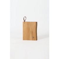 Schneidebrett, Schneidebrett Aus Holz, Schneidebretter Massiver Eiche, Servierbretter Mit Lederdetail, Handgefertigtes Holzbrett, Geschenk Für von RioLindoGifts