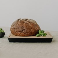 Steakbrett, Schneidebrett Aus Holz Mit Schwarzer Kante, Massiver Eiche, Stilvolles Servierbrett, Handgefertigtes Brett, Geschenk Für Zuhause Steakbrett, Schneidebrett Aus Holz Mit Schwarzer Kante, Massiver Eiche, Stilvolles Servierbrett, Handgefertigtes Brett, Geschenk Für Zuhause von RioLindoGifts