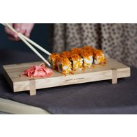 Sushi-Servierbrett, Servierbrett Aus Holz, Sushi-Brett Eiche Natur von RioLindoGifts