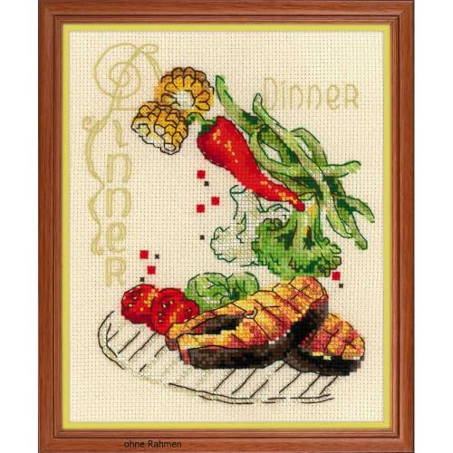 Riolis Kreuztich-Set "Abendessen", Zählmuster von Riolis