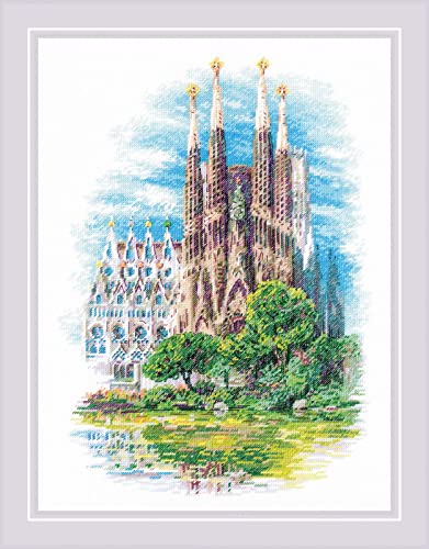 Riolis Kreuzstich Set "Sagrada Familia", Zählmuster, 30x40cm von Riolis